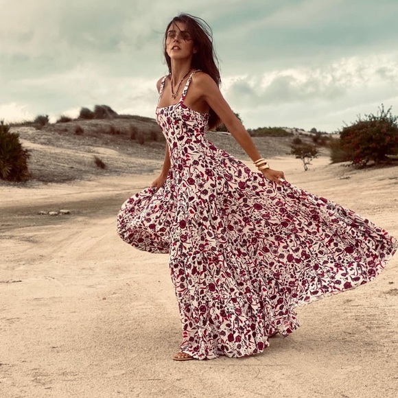 ALEXIS ZOFIA dress pink and white size XS. - Picture 2 of 8